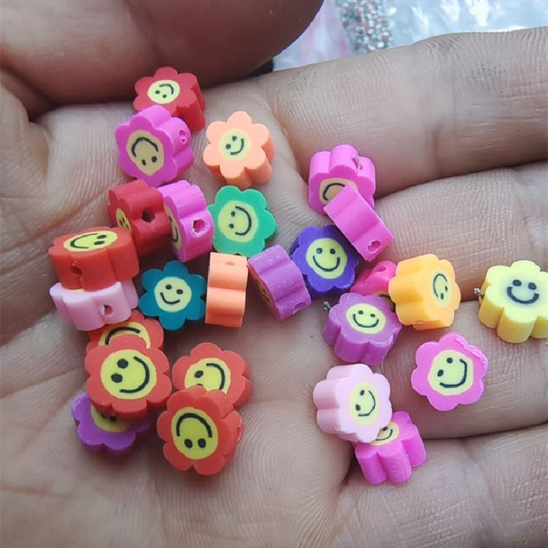 Women'S Fashion Market Size - 300PCS Loose DIY Fimo Beads Smiling