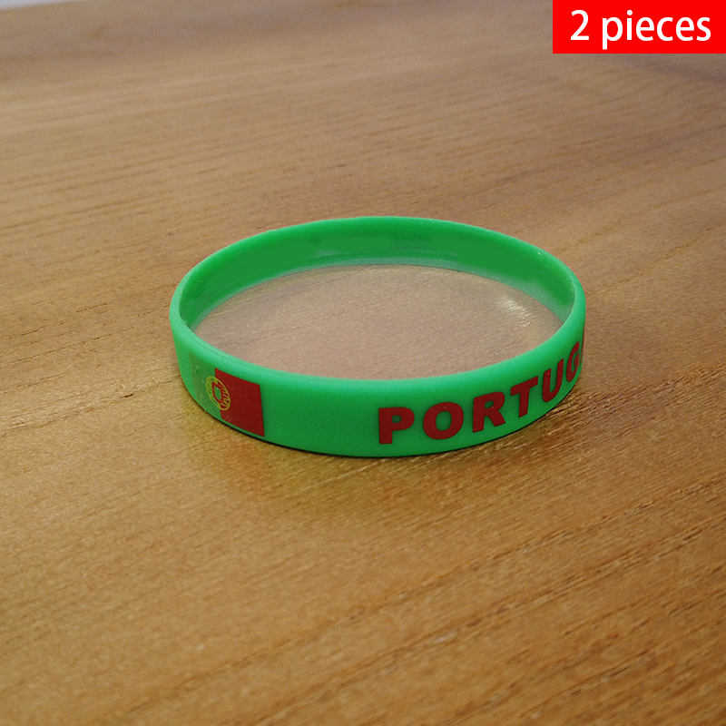 Women'S Fashion Portugal - 2pcs Portugal National Flag Wristbands Sports