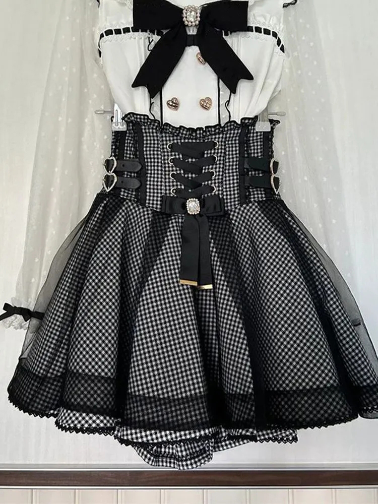 Women'S Y2K Fashion Aesthetic - New Aesthetic Japanese Sweet 2 Piece
