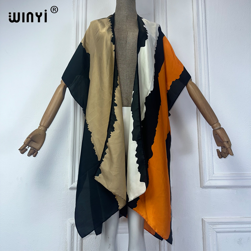 Women'S Fashion Kimono - WINYI summer Kimonos Women boho printing