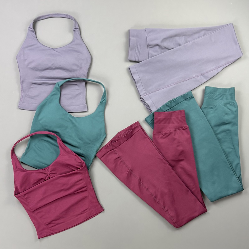 Women'S Fashion Leggings - 2 Pieces Workout Set Women Seamless