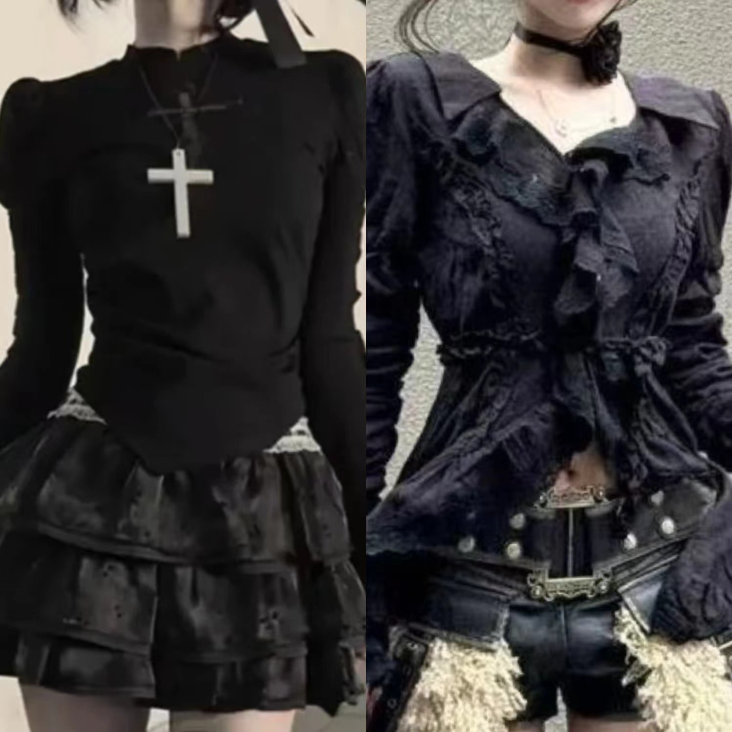 Women'S Y2K Fashion Aesthetic - Japanese Vintage Y2k Lolita Sleeveless Lace