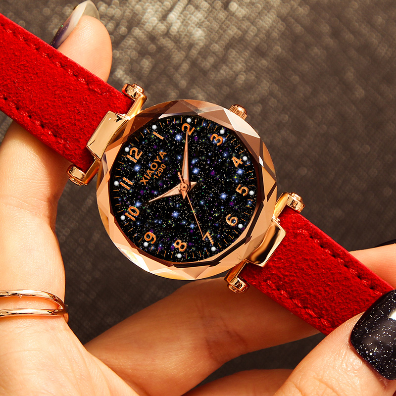 Women'S Fashion Digital Watch - Xiaoya Women's Watches Personality Romantic Starry