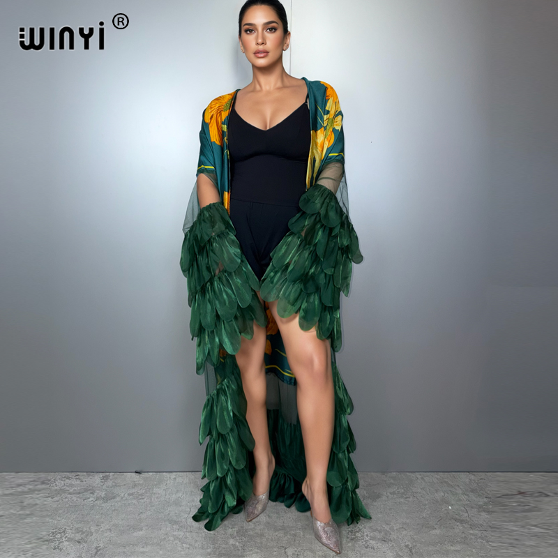 Women'S Fashion Kimono - WINYI Middle East fashion Kimonos abaya