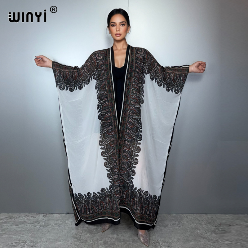 Women'S Fashion Kimono - WINYI Middle East retro fashion Kimonos