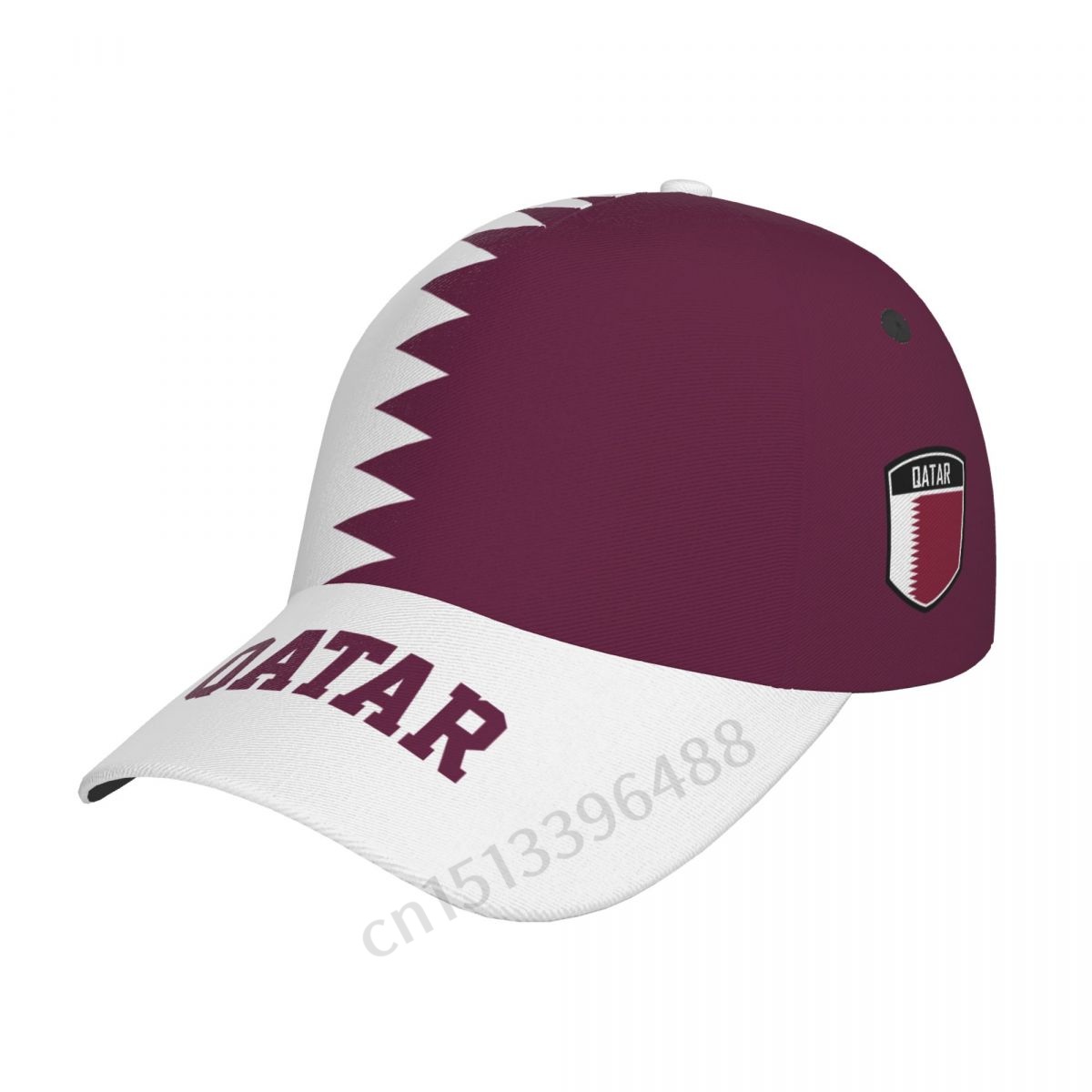 Women Fashion Qatar - 2025 Qatar Flag 3D Soccer Hats
