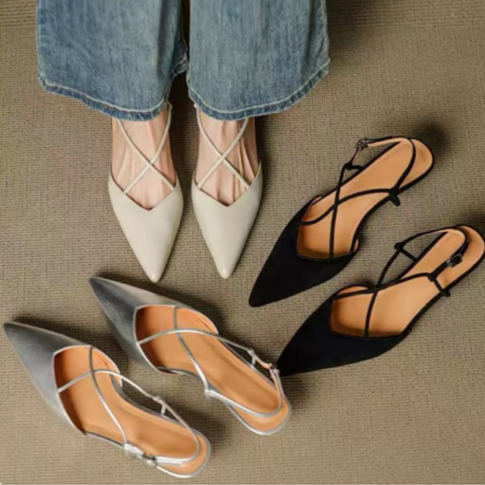 Women Fashion Ideas - 2026 New Style Pointed Toe Low