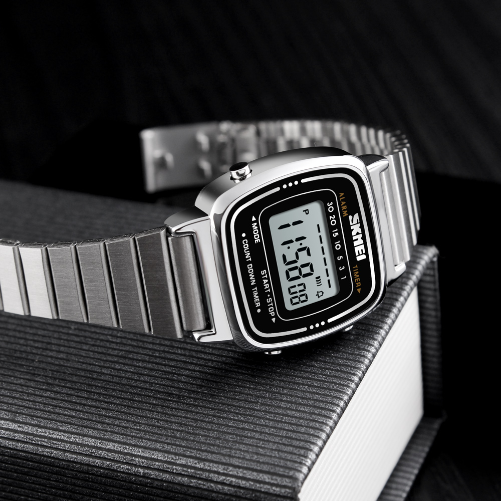 Women'S Fashion Digital Watch - SKMEI 1901 Luxury Small Dial Digital