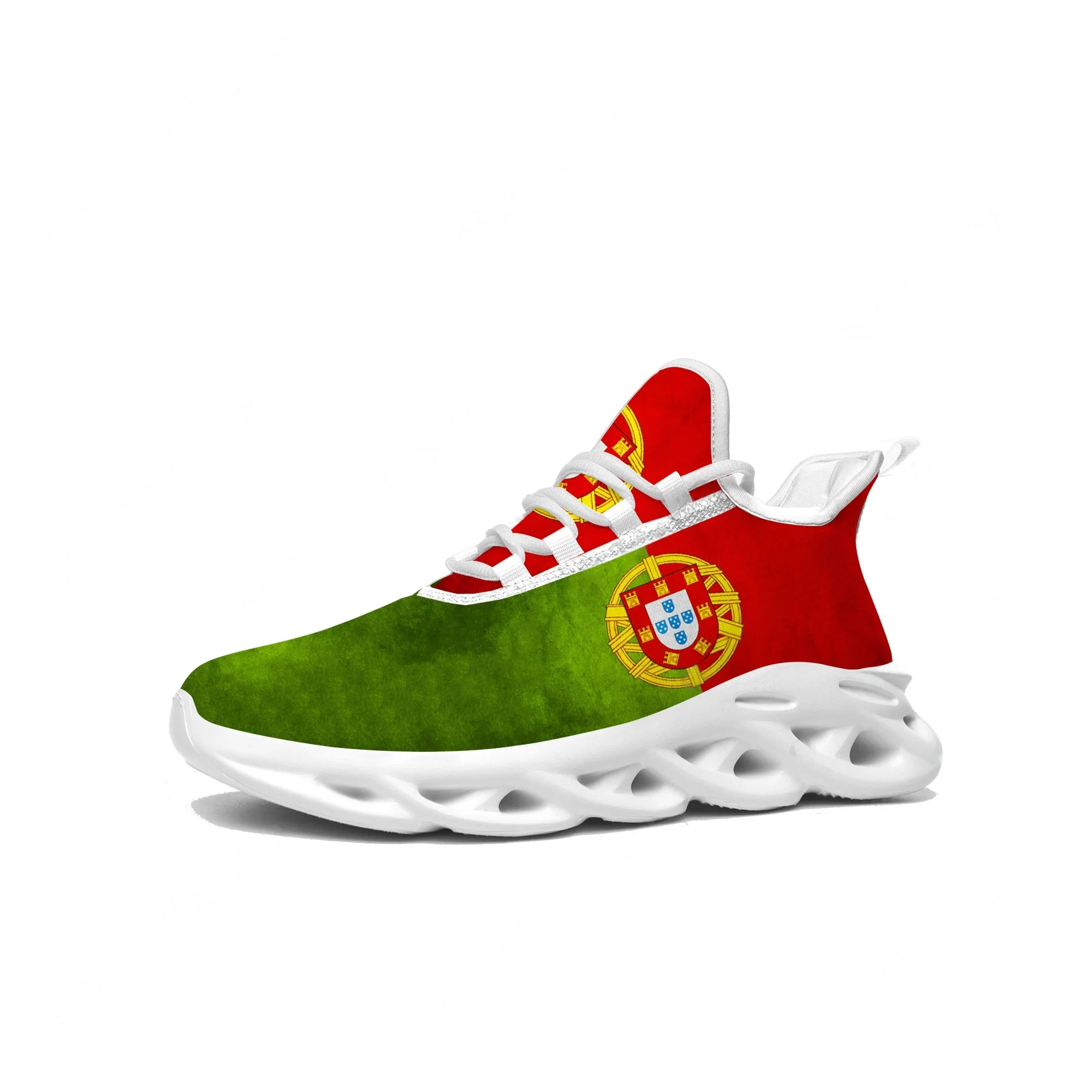 Women'S Fashion Portugal - Portugal Flag Flats Sneakers Mens Womens