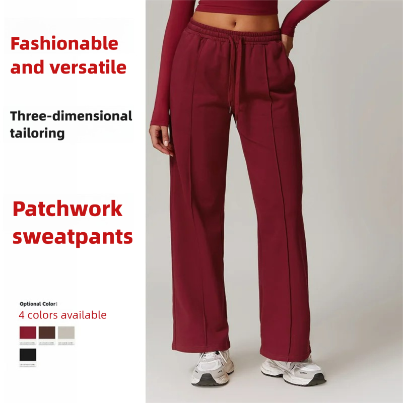 Women'S Fashion Trousers - Women High Waist Straight Sweatpants Spring