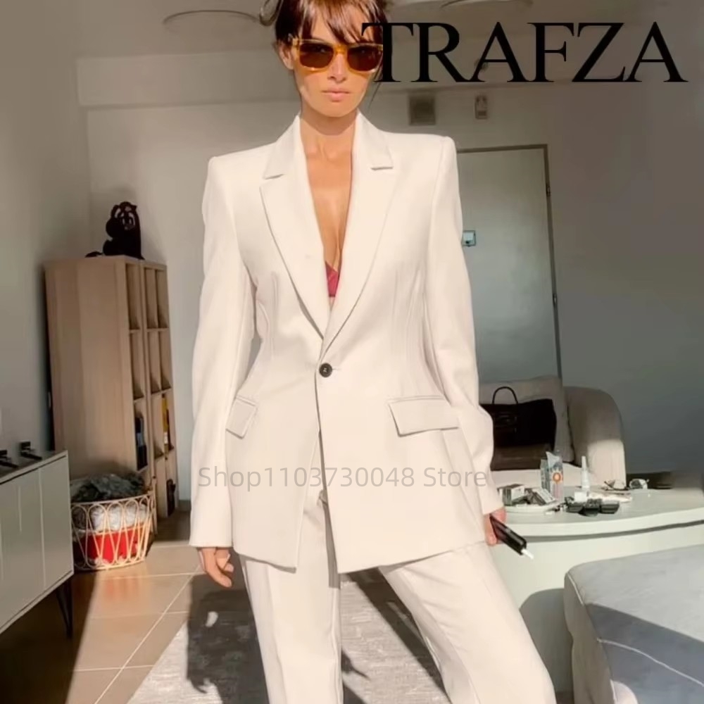Women'S Fashion Trousers - Fashion Office Ladies Blazer and Pants