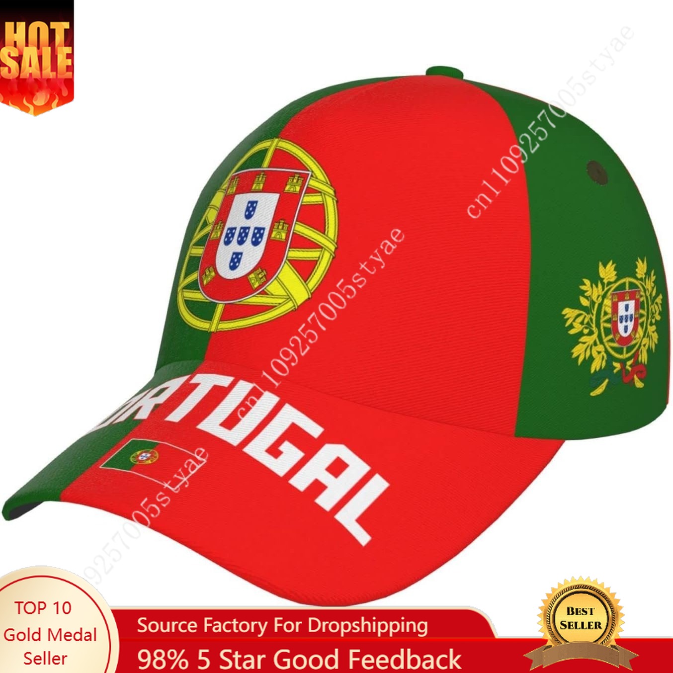 Women'S Fashion Portugal - Portugal Flag Hat Man Woman Baseball