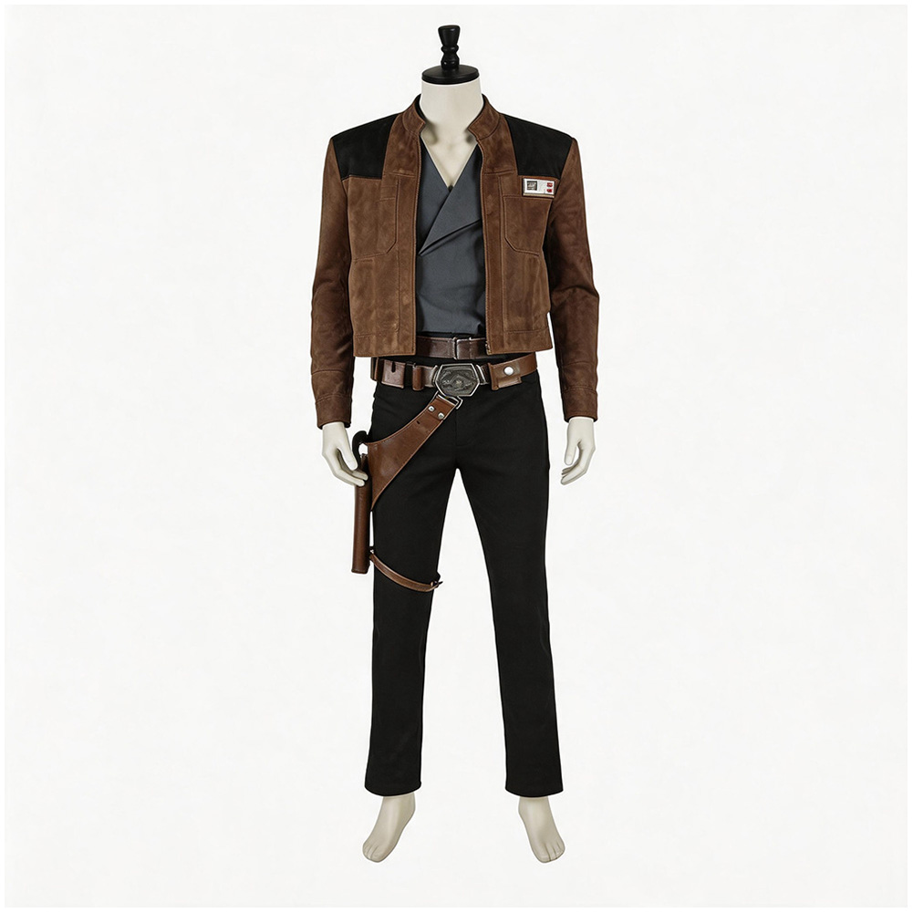 Han Solo Cosplay Costume Adult - Belted Shirt Dress review and price