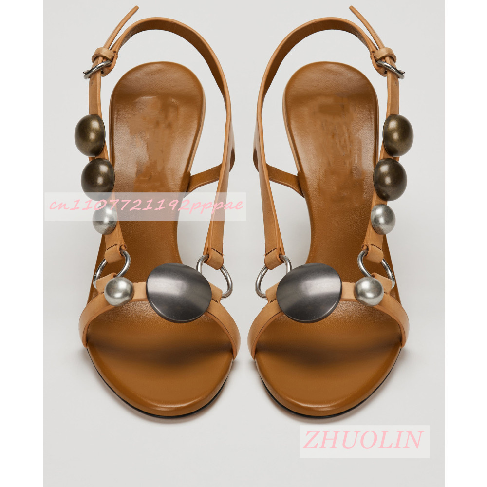 Women Metal Disc Decor Slingba - Women Fashion Ideas review and price