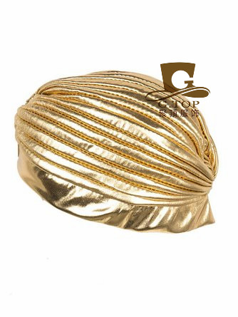 Metallic Turban Head Wrap Hat  - Women'S Fashion Visor review and price