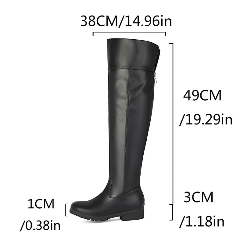 Fashion Women Thigh Boots Roun - Women Fashion Over 50 review and price