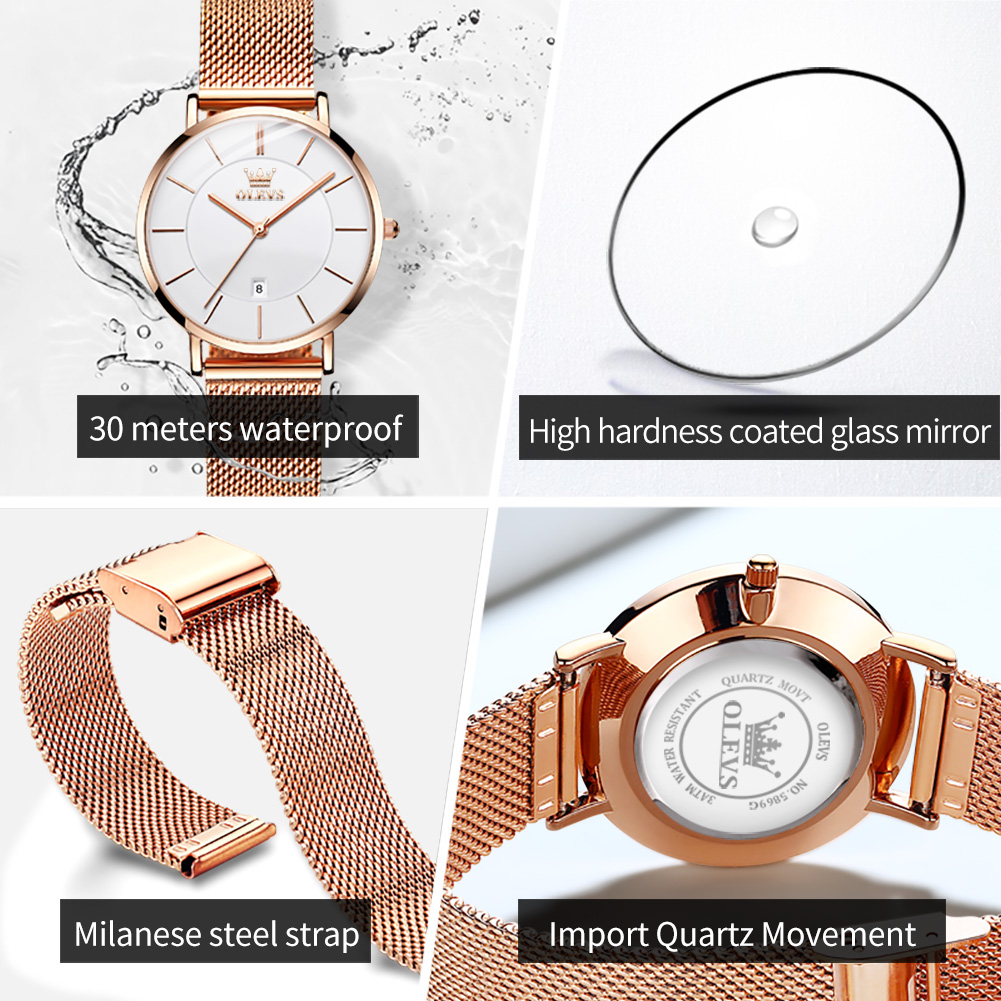 OLEVS Woman Watch 5869 Elegant - Women'S Fashion Gifts review and price