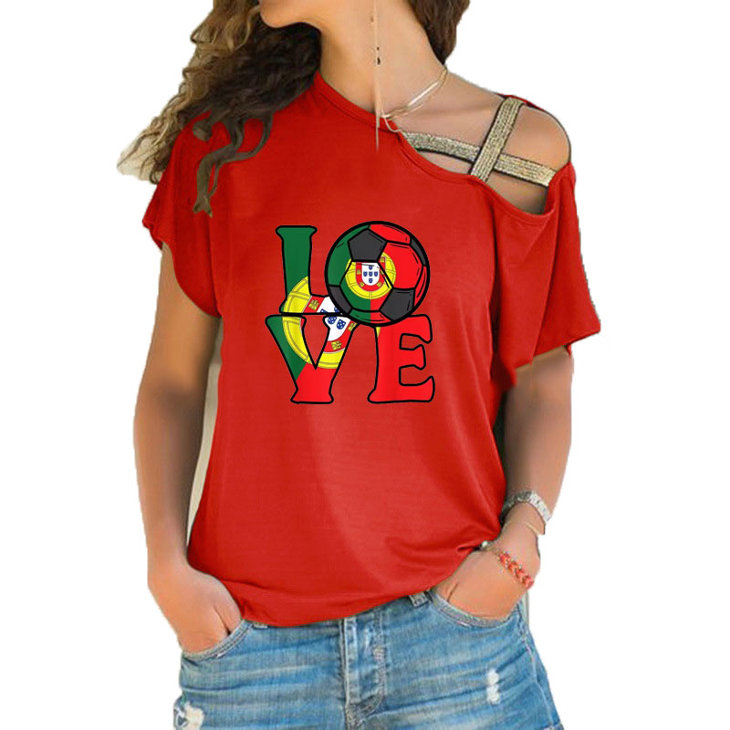 Women Loose Slash Neck T Shirt - Women'S Fashion Portugal review and price