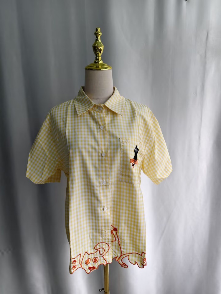 Kimutomo Shirts Women Embroide - Women'S Y2K Fashion Aesthetic review and price