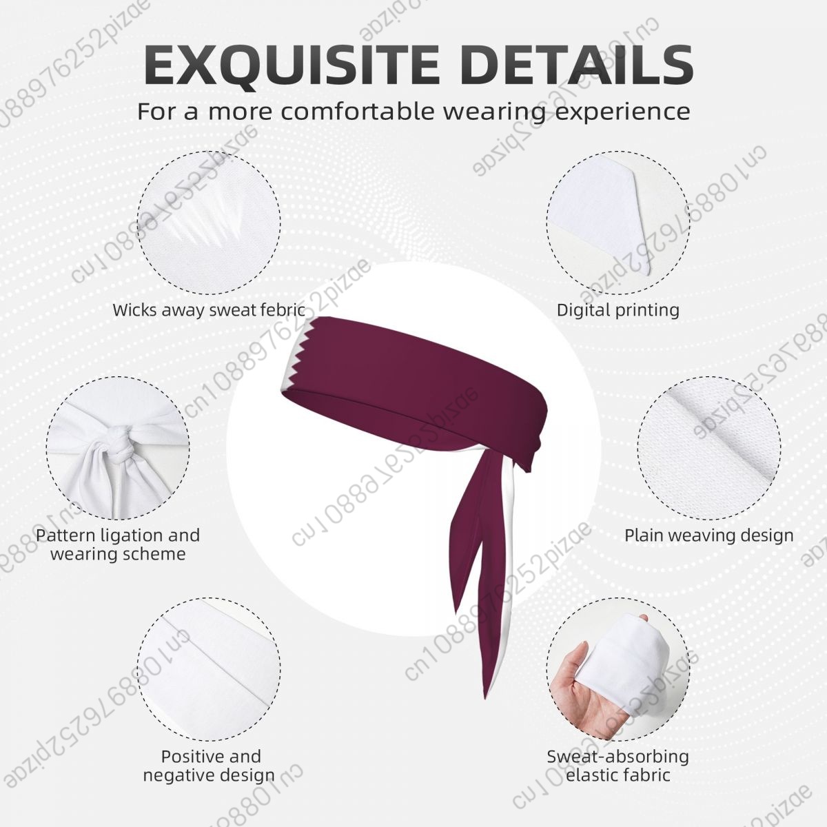 Qatar Tie Headband for Men Wom - Women Fashion Qatar review and price