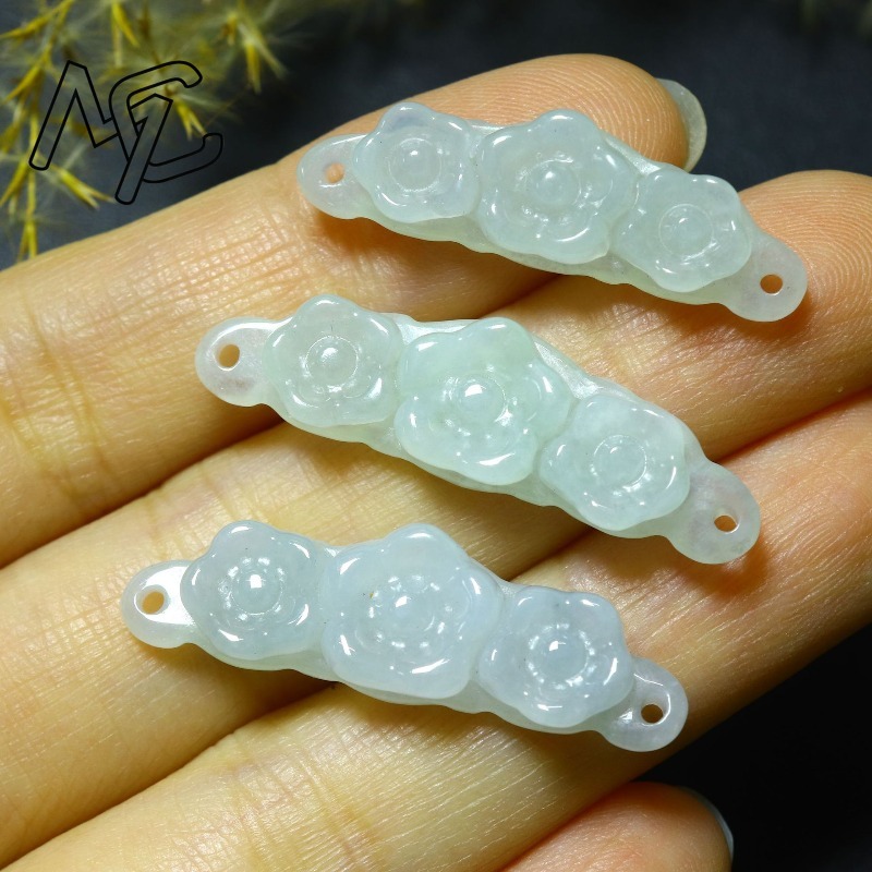 1pc Natural Jadeite Emerald Fl - Women'S Fashion Gifts review and price