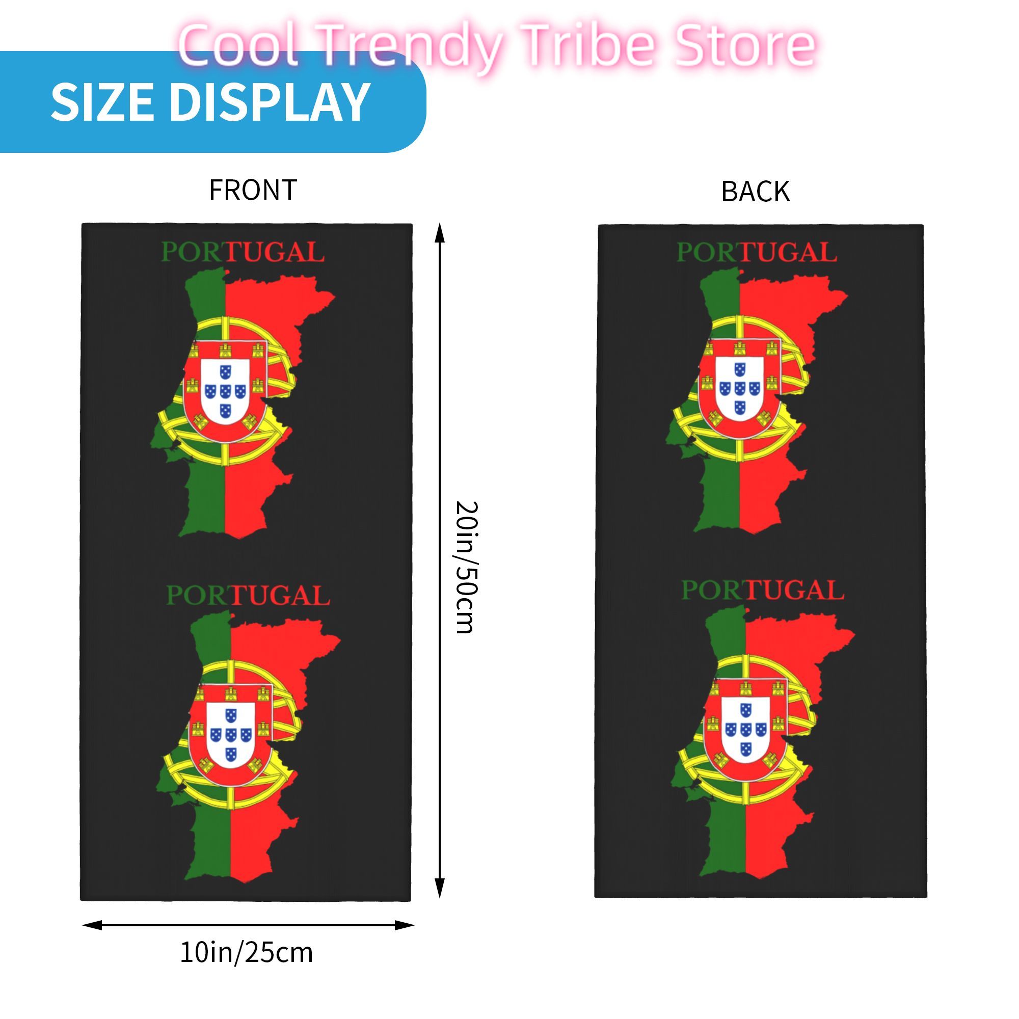 Custom Portugal Flag Map Banda - Women'S Fashion Portugal review and price