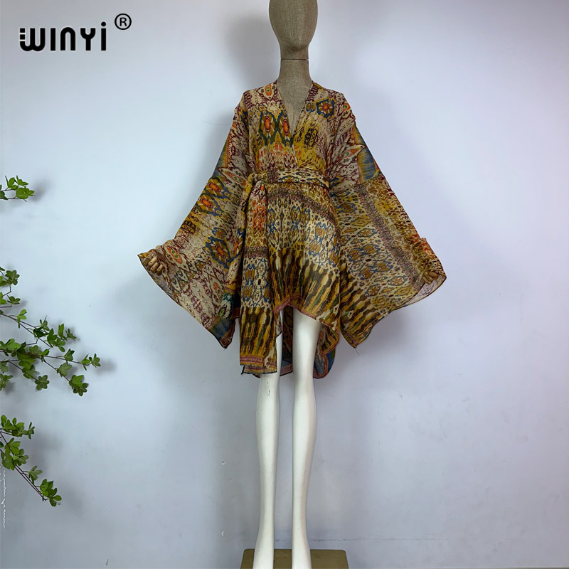 WINYI kimono with belt summer  - Women'S Fashion Kimono review and price