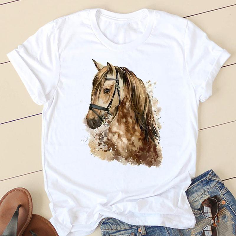 Ladies Fashion Watercolor Hors - Women'S Fashion In The 90S review and price