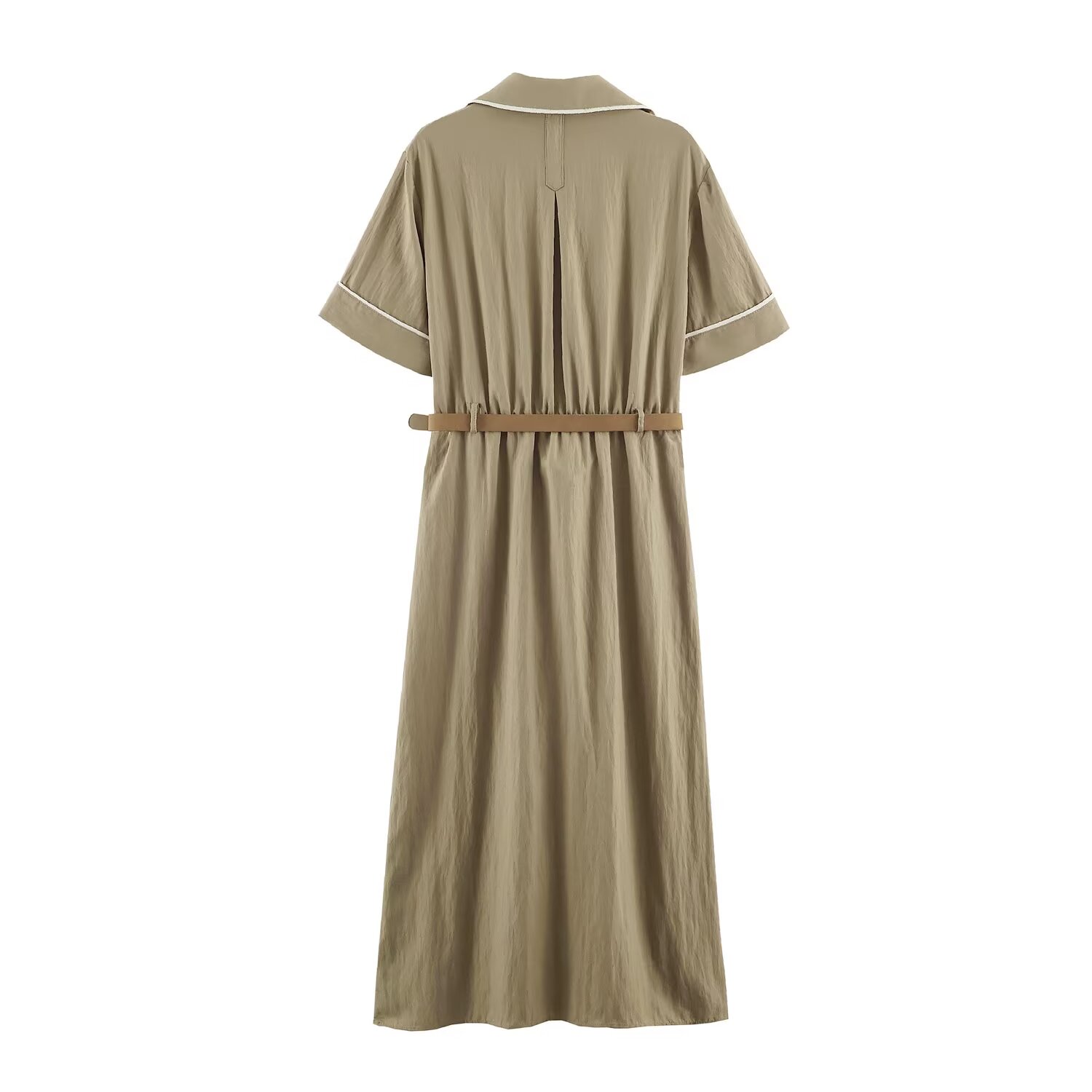 BSAY French Style Women Contra - Belted Shirt Dress review and price