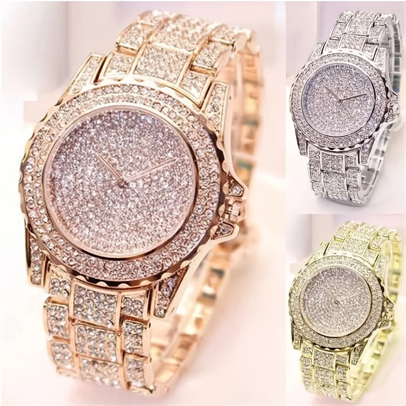 Fashion Crystal Full Steel Wom - Women'S Fashion Digital Watch review and price