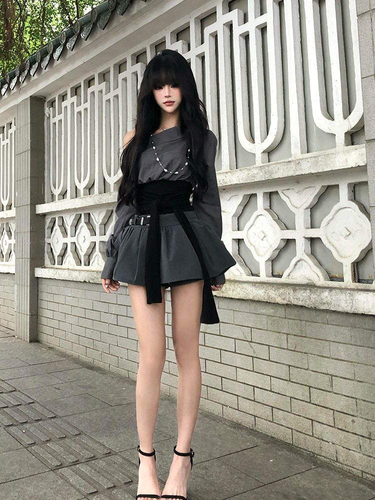 2026 Hot Girl Sexy Gothic Slim - Women'S Y2K Fashion Aesthetic review and price