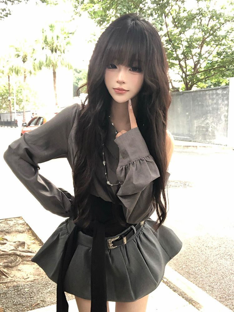 2026 Hot Girl Sexy Gothic Slim - Women'S Y2K Fashion Aesthetic review and price
