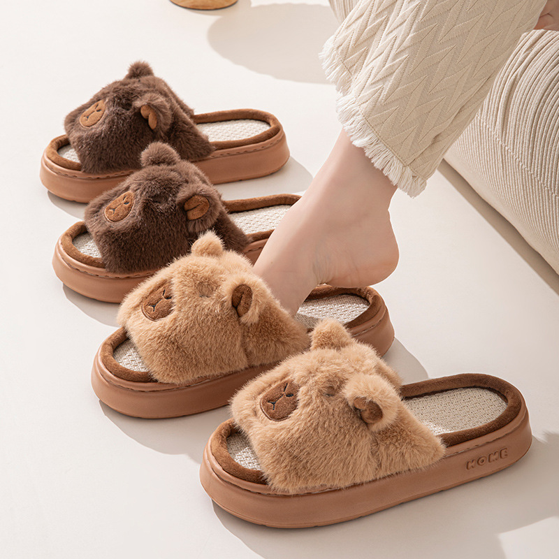 Hemp Cartoon Women's Slippers  - Women Fashion Ideas review and price