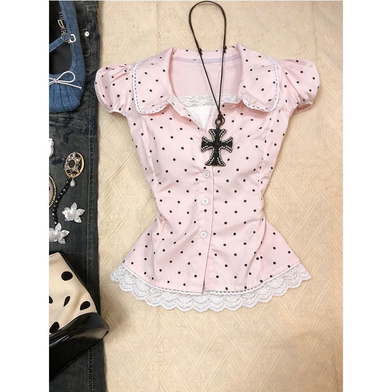 Kimotimo Sweet Polka Dot Short - Women'S Y2K Fashion Aesthetic review and price