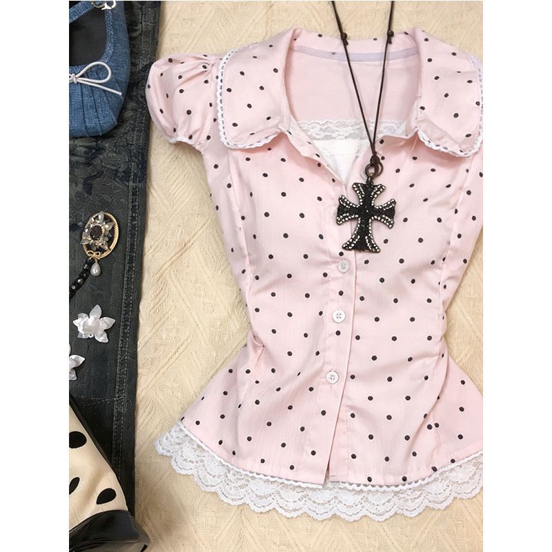 Kimotimo Sweet Polka Dot Short - Women'S Y2K Fashion Aesthetic review and price