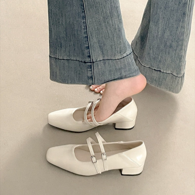 Square Toe Low Heel Women Silv - Women Fashion Ideas review and price