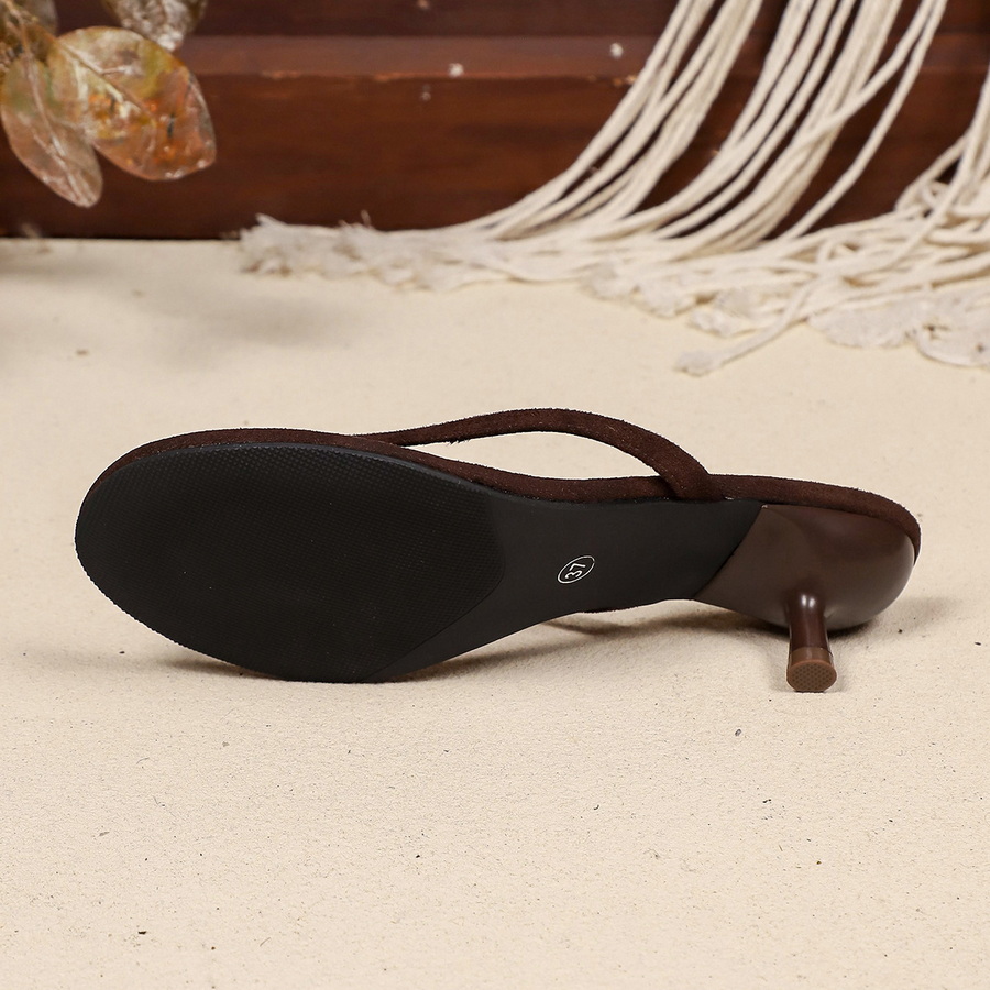 New Faux Suede Heeled Thong Sa - Women'S Fashion Line review and price
