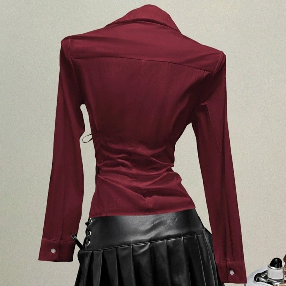 Fashion Long-sleeved Slim Fit  - Women'S Y2K Fashion Aesthetic review and price