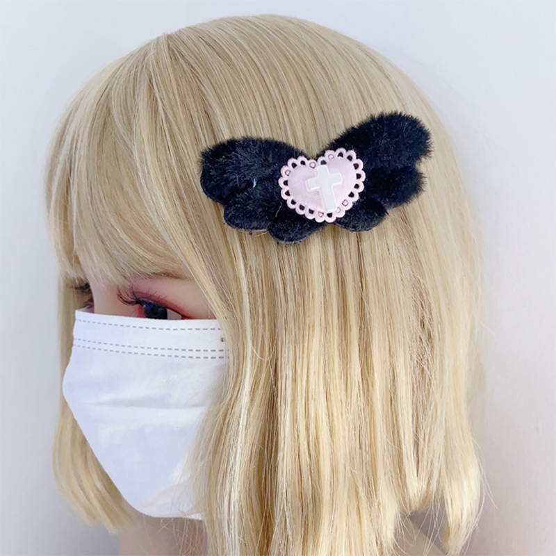 Gothic Heart Angel Wing Hair C - Women'S Y2K Fashion Aesthetic review and price