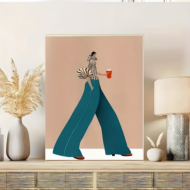 Fashionable Blue Pants Woman P - Women'S Fashion Trousers review and price