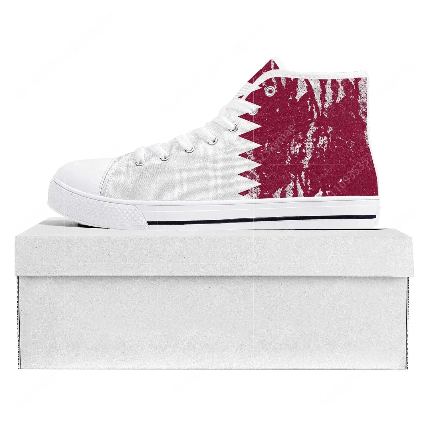 Qatar Flag High Top High Quali - Women Fashion Qatar review and price