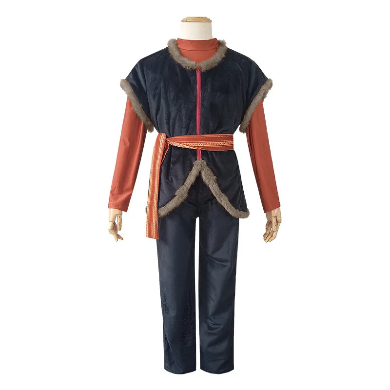 Frozen Cosplay Costumes Kristo - Belted Shirt Dress review and price
