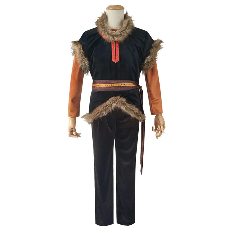 Frozen Cosplay Costumes Kristo - Belted Shirt Dress review and price